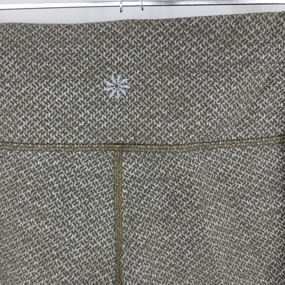 Athleta Womens Dark Green Green Criss Cross Drifter Tights Size M - Picture 5 of 10